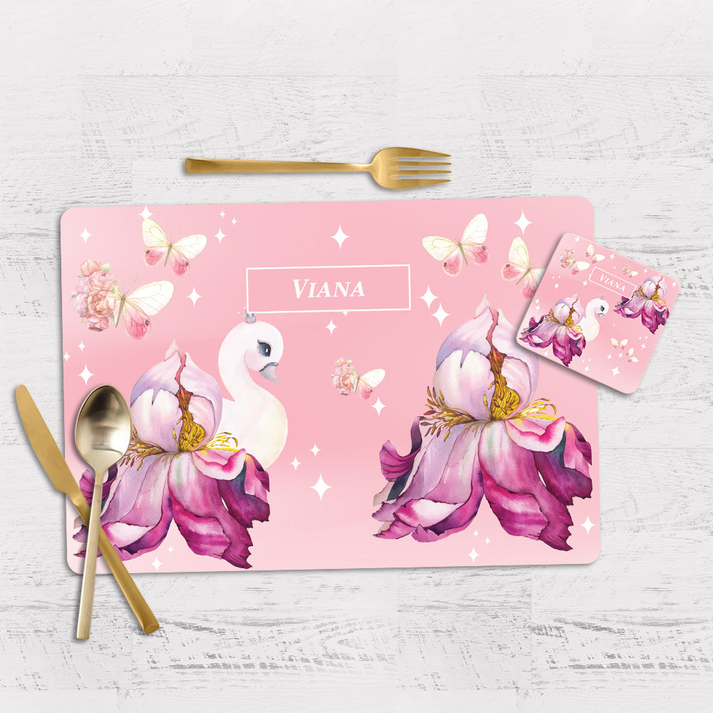 Personalised Tableware Set (kids) (4 Placemats & 4 Casters)