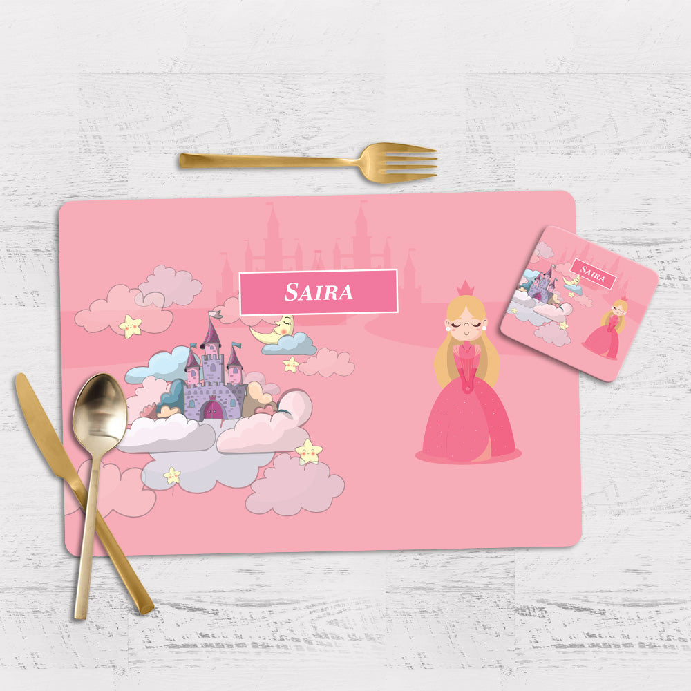 Personalised Tableware Set (kids) (4 Placemats & 4 Casters)