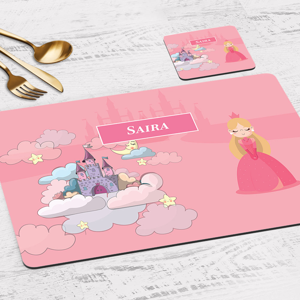 Personalised Tableware Set (kids) (4 Placemats & 4 Casters)