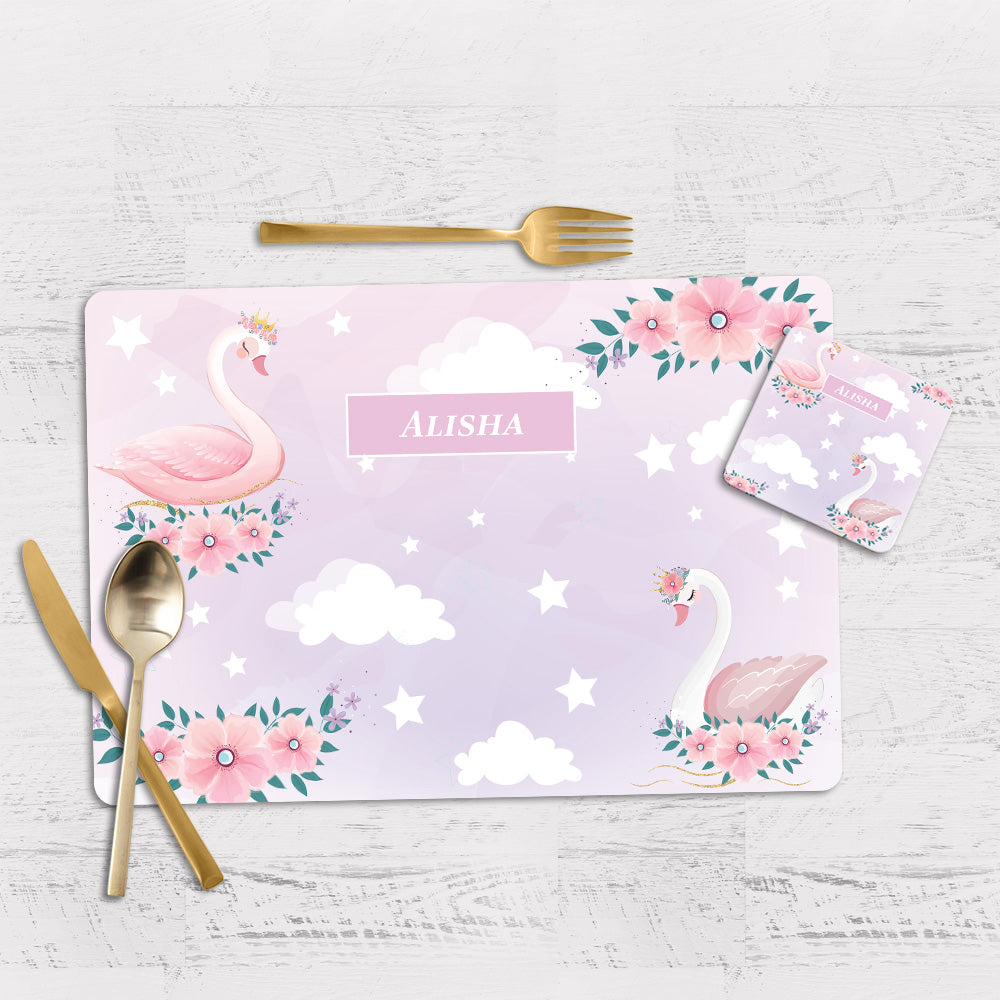 Personalised Tableware Set (kids) (4 Placemats & 4 Casters)