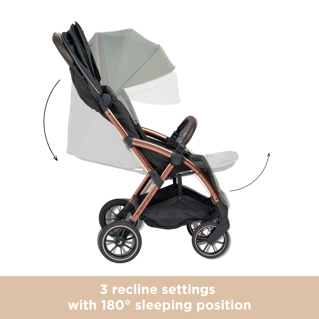 Leclerc Baby Influencer XL Stroller Black Brown