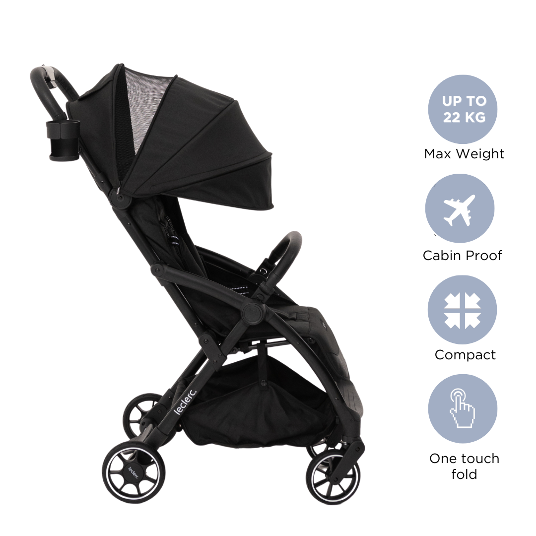 Leclercbaby Magicfold Plus Stroller Black