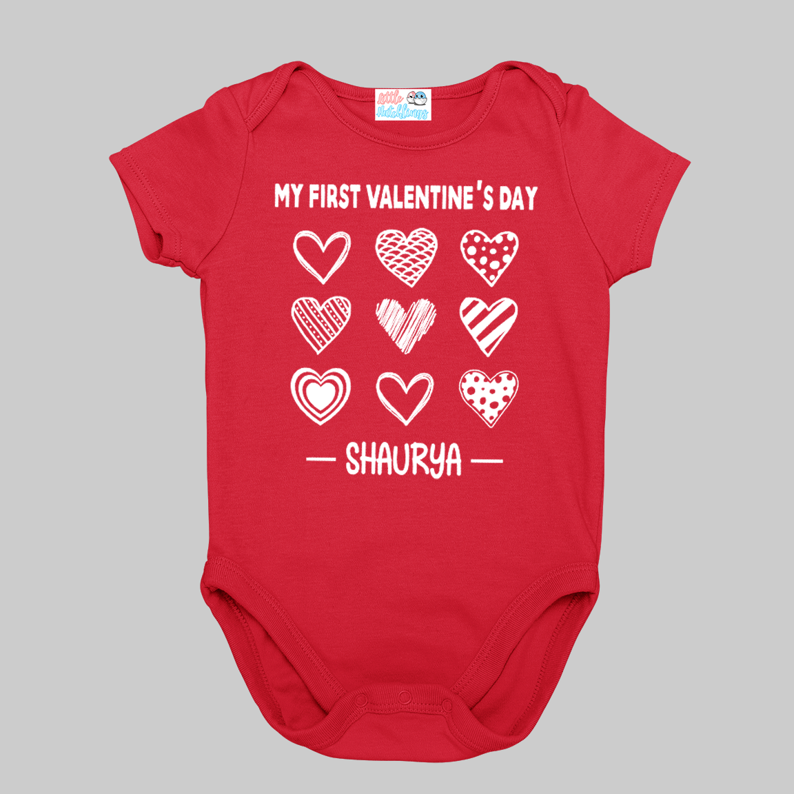 First Valentines Day Red (Full of Hearts)