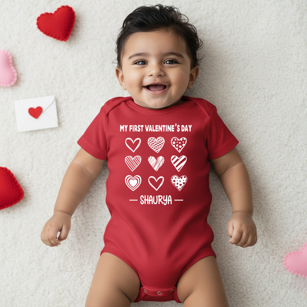 First Valentines Day Red (Full of Hearts)