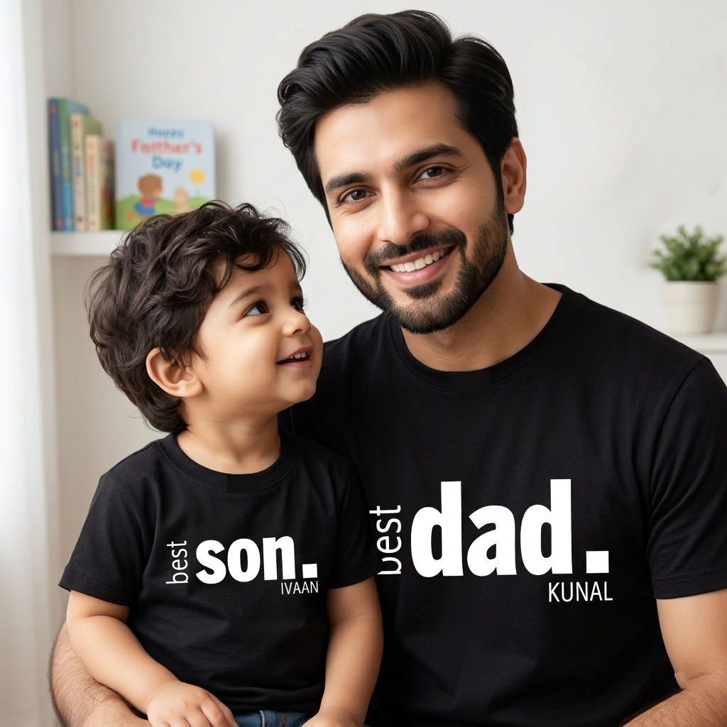 The Father's Day Combo - Best Son + Dad Black Combo