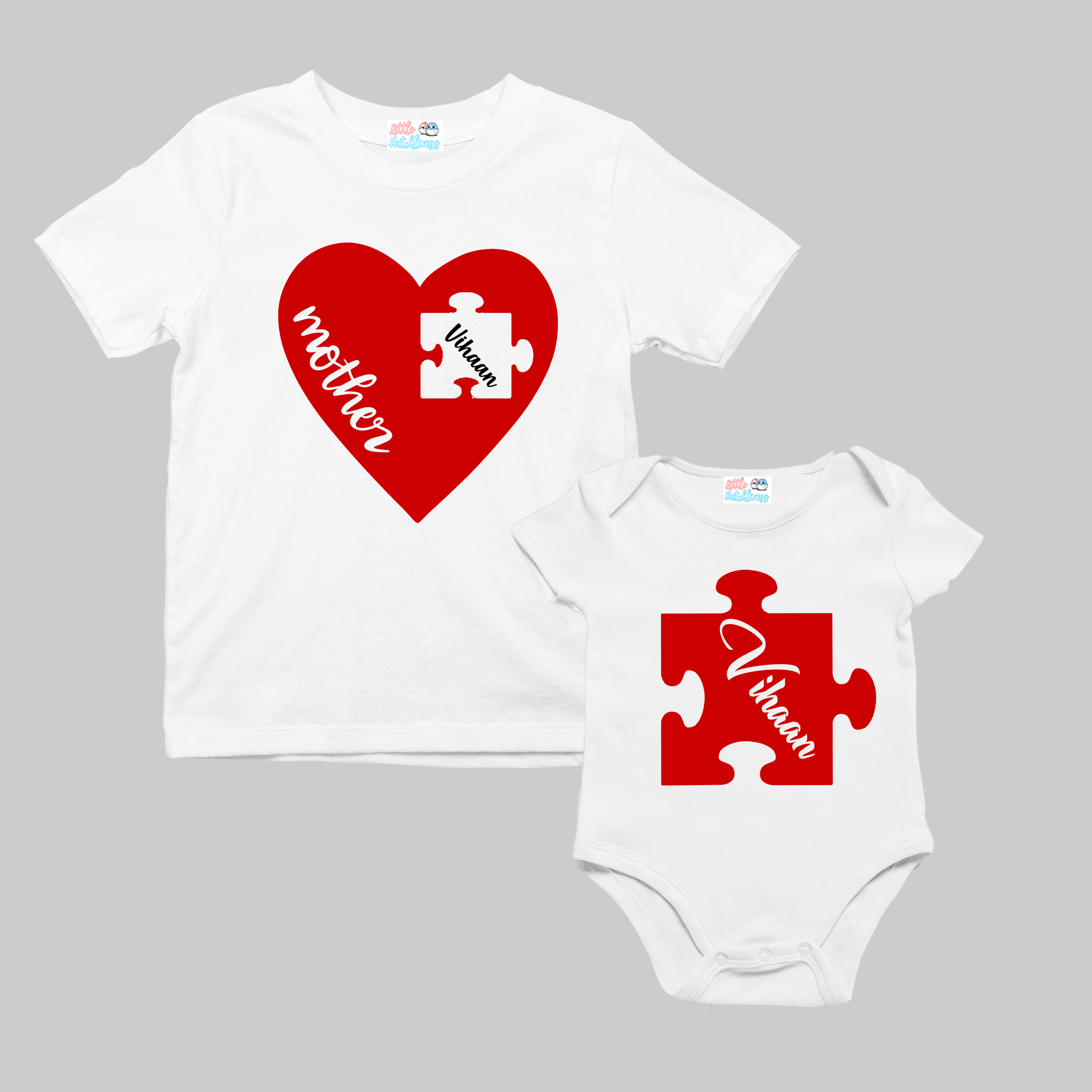 Mother's Day Heart Puzzle Combo (Red)