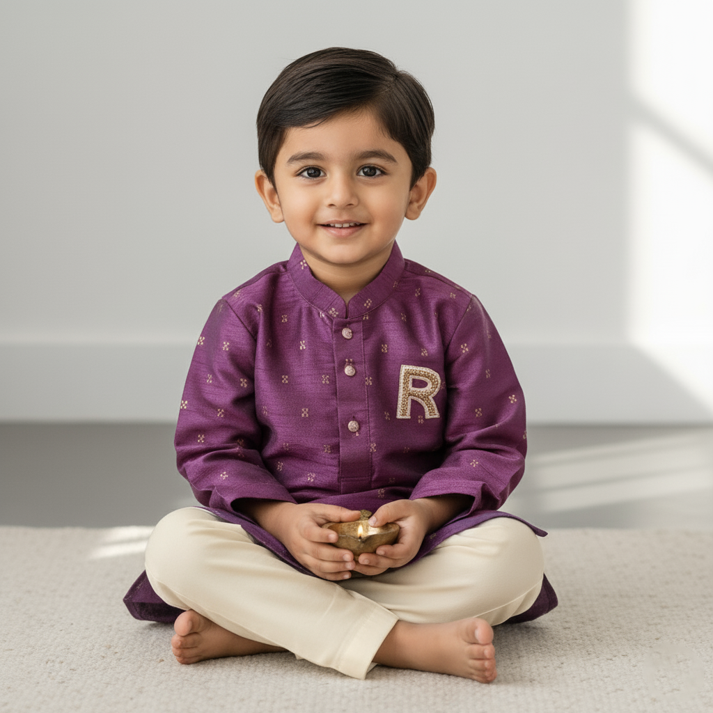 Kurta Set With Initial