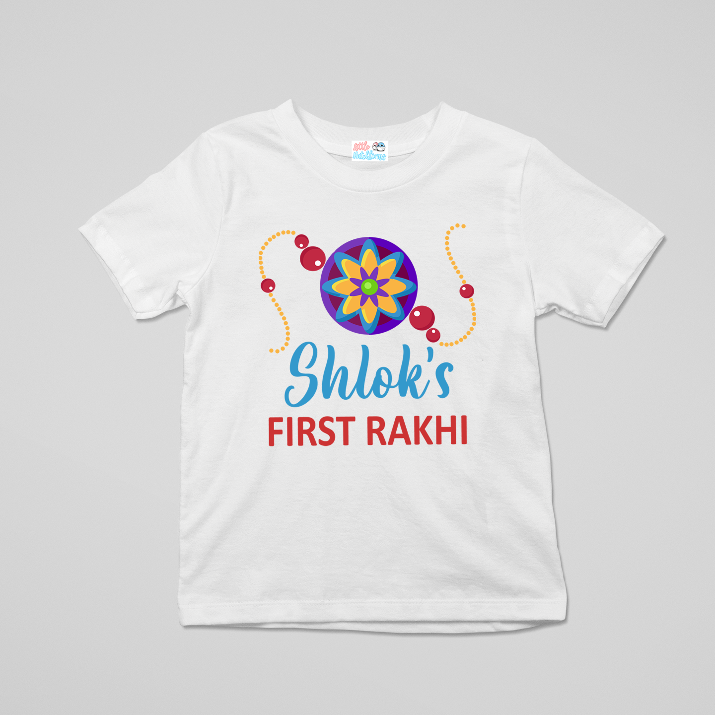 First Rakhi With Name White (2025)