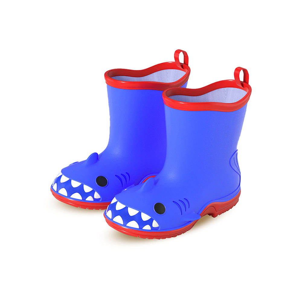 Little Surprise Box, Blue Shark EVA Rain Gumboots For Toddlers & Kids