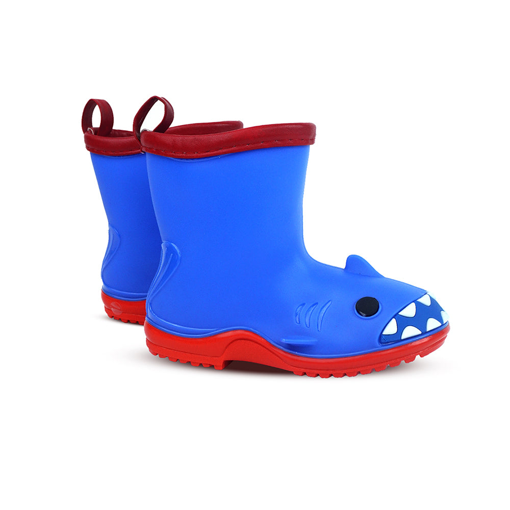 Little Surprise Box, Blue Shark EVA Rain Gumboots For Toddlers & Kids