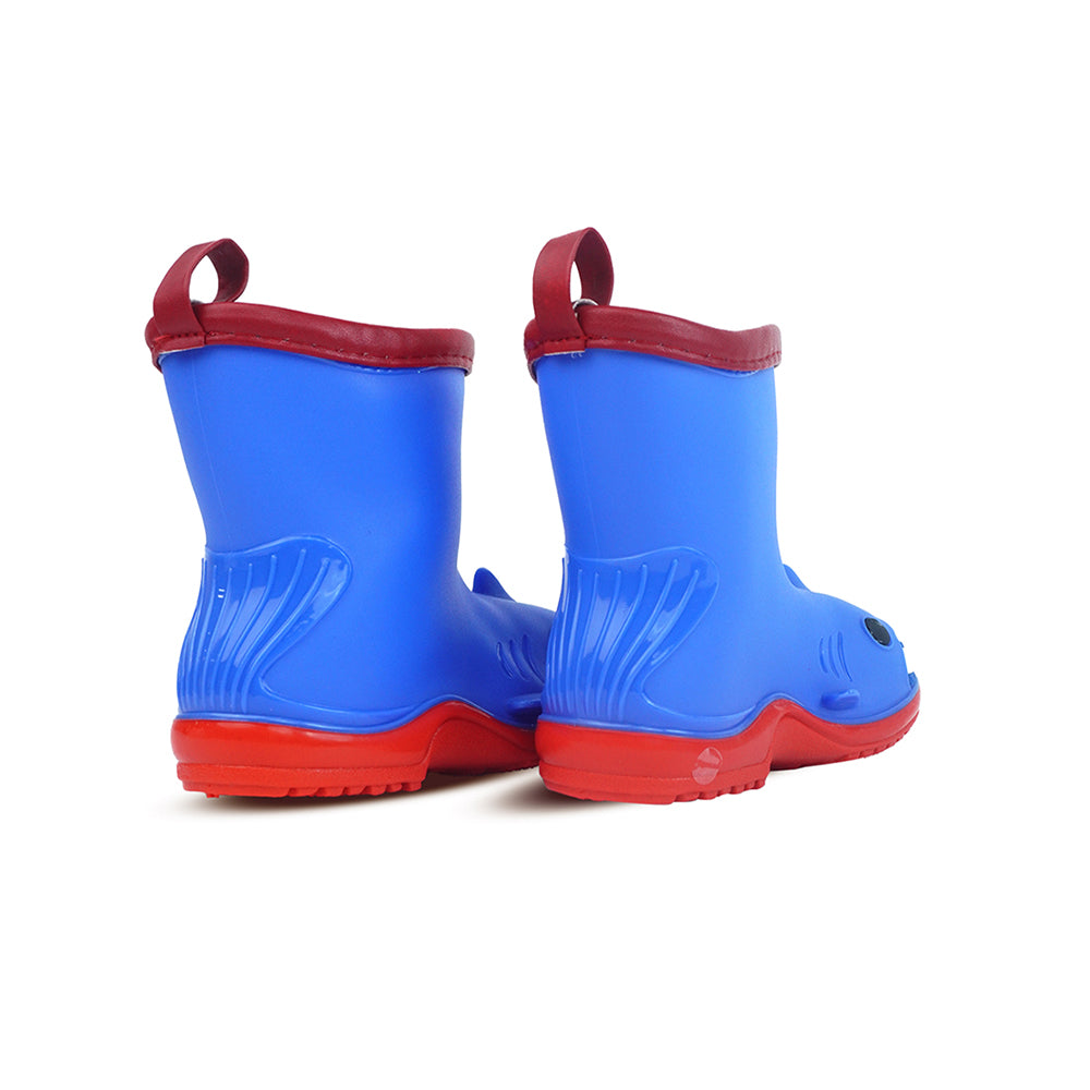 Little Surprise Box, Blue Shark EVA Rain Gumboots For Toddlers & Kids