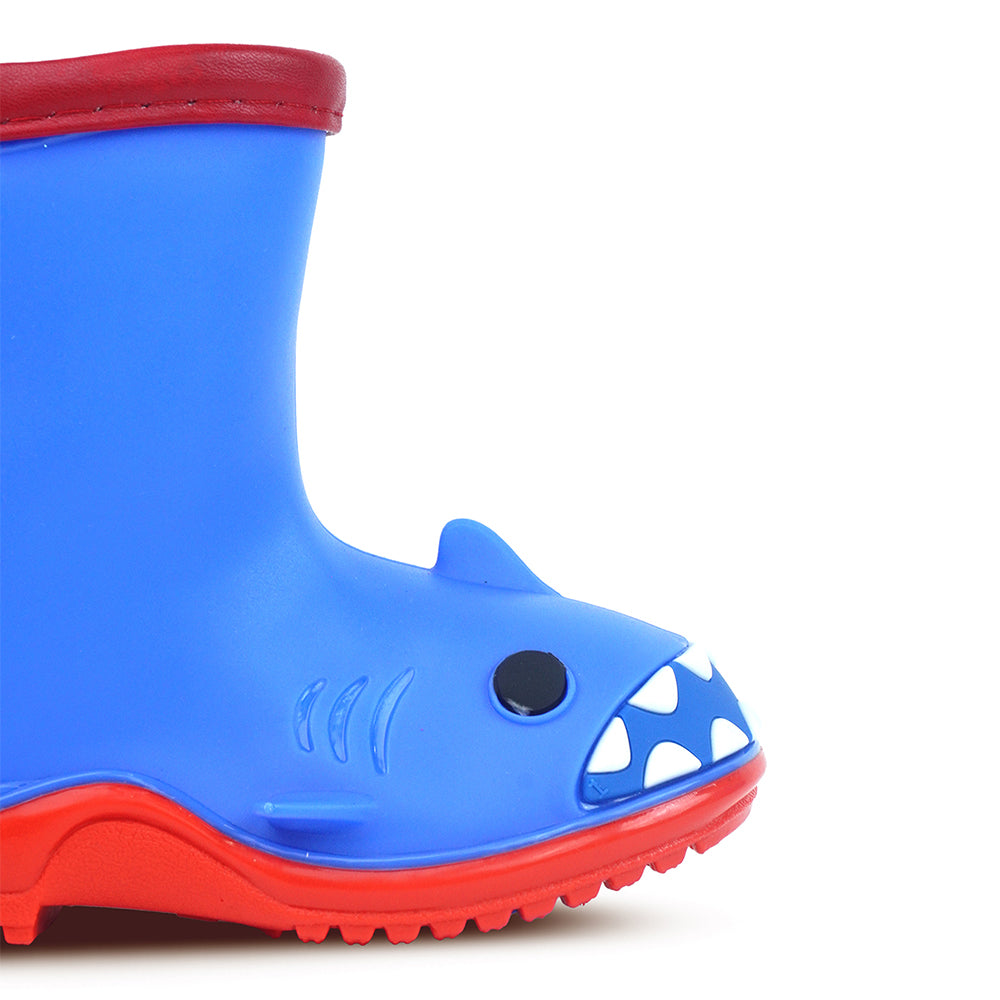 Little Surprise Box, Blue Shark EVA Rain Gumboots For Toddlers & Kids