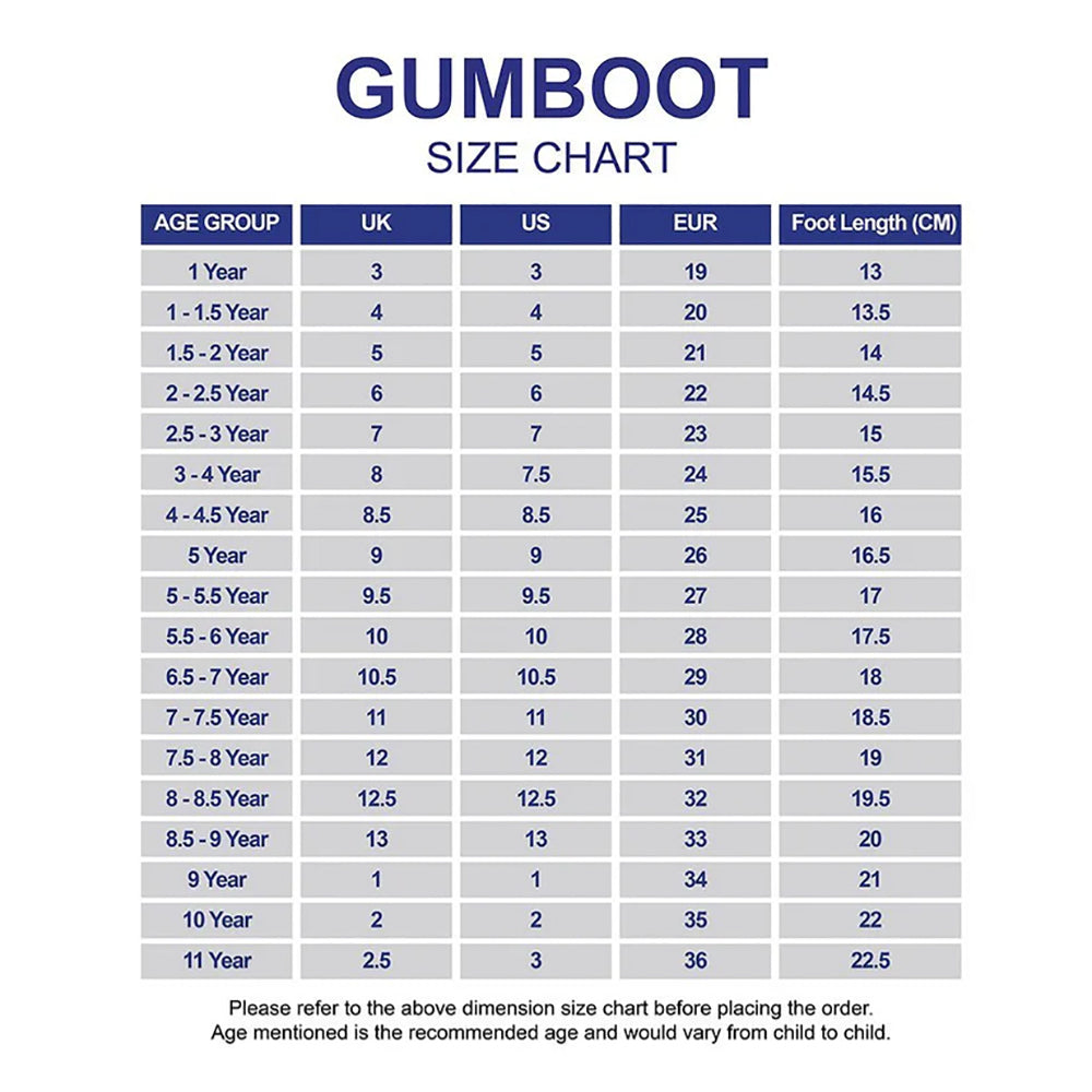 Little Surprise Box, Blue Shark EVA Rain Gumboots For Toddlers & Kids