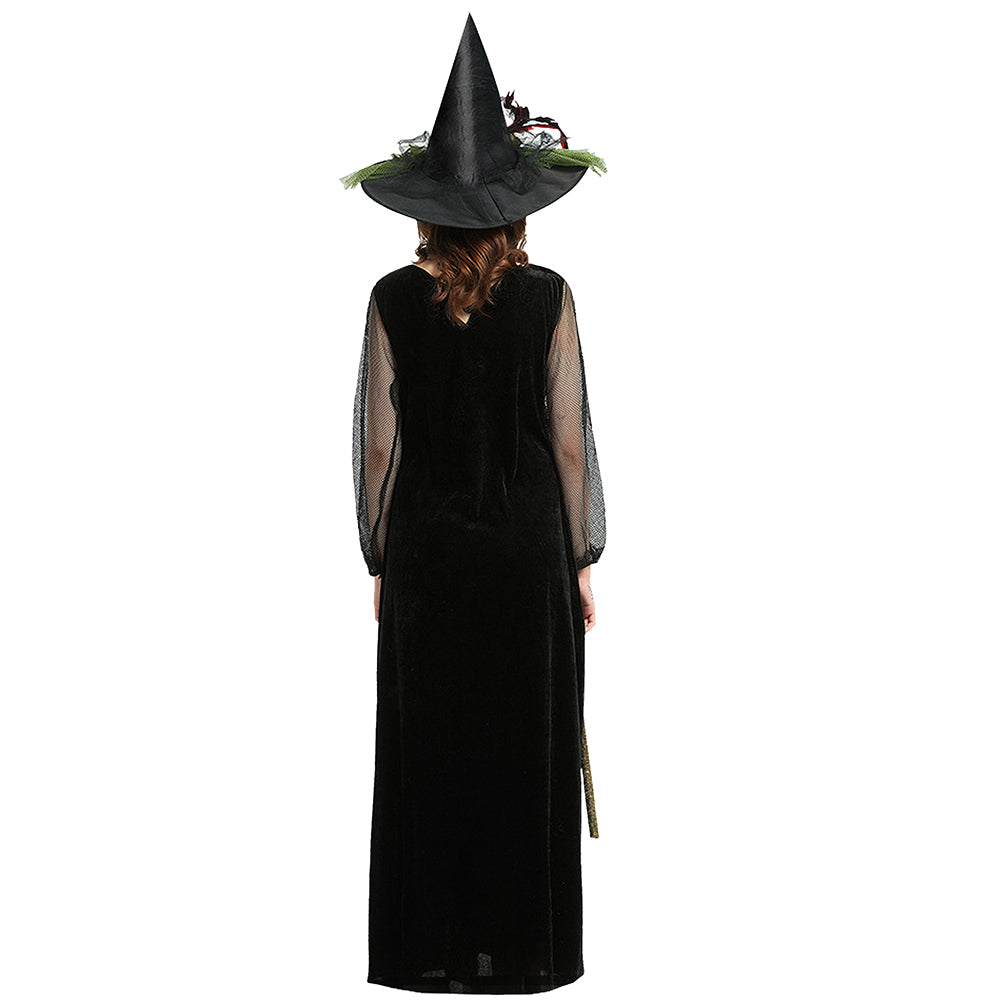 Little Surprise Box, Black and Green Witch , Kids Halloween Costume Fancy Dress Up