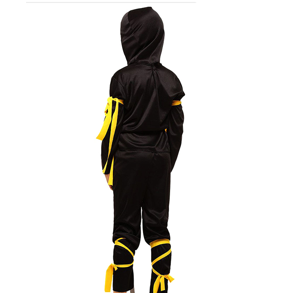 Little Surprise Box, The Black & Yellow Dragon Ninja, Kids Halloween Costume Fancy Dress Up