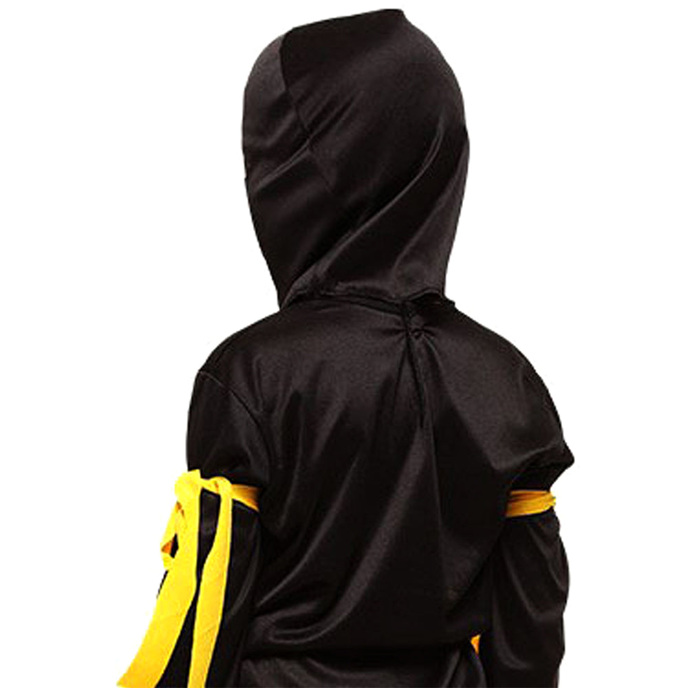 Little Surprise Box, The Black & Yellow Dragon Ninja, Kids Halloween Costume Fancy Dress Up