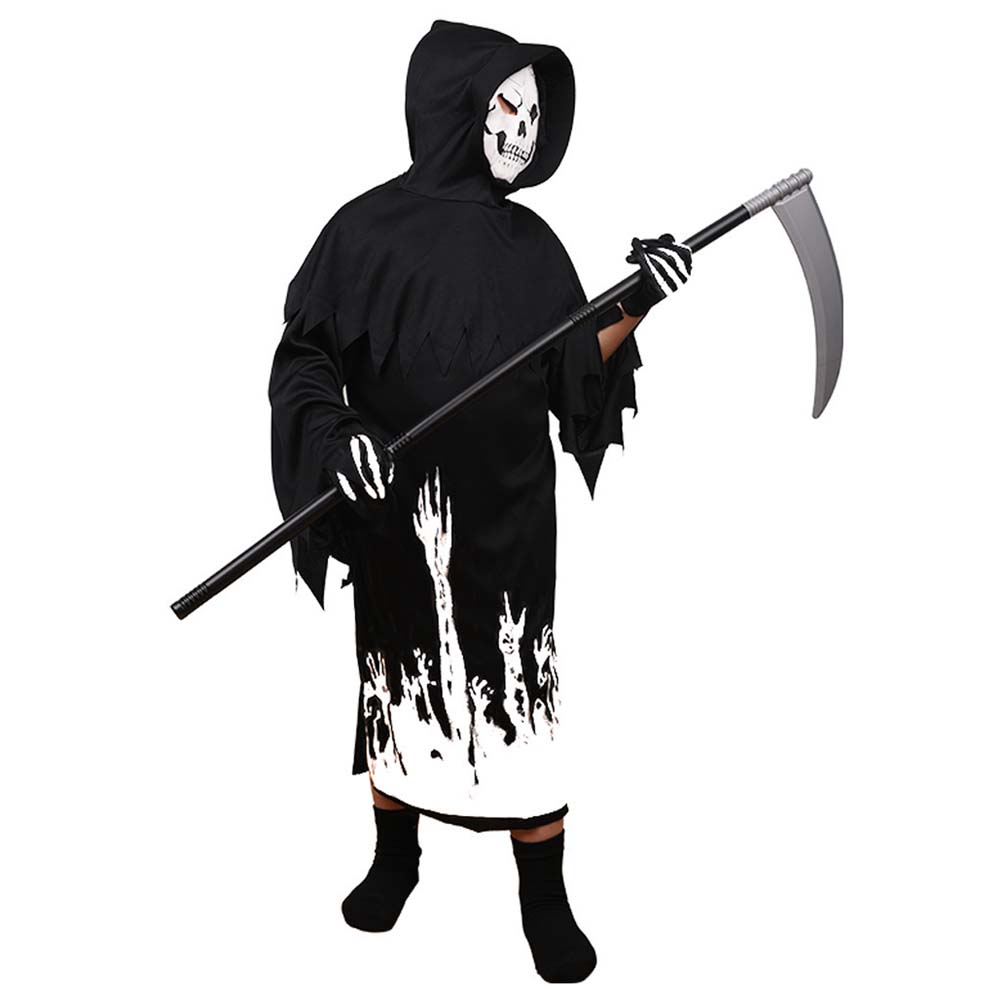 Little Surprise Box,Glow in Dark Spooky Skeleton ,Kids Halloween Costume Fancy Dress Up