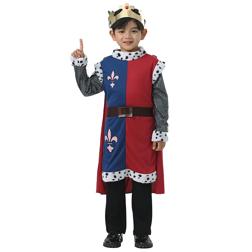 Little Surprise Box,Medieval King costume,Kids Halloween Costume Fancy Dress Up