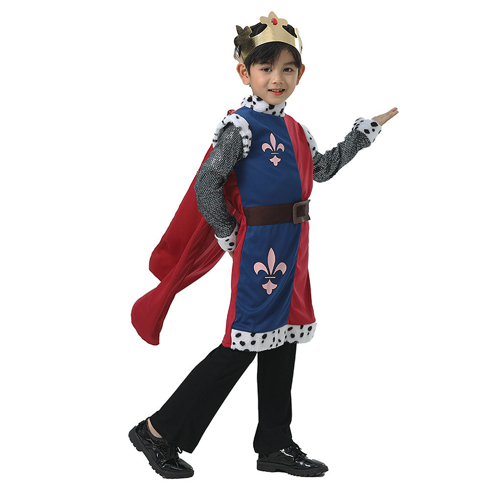 Little Surprise Box,Medieval King costume,Kids Halloween Costume Fancy Dress Up