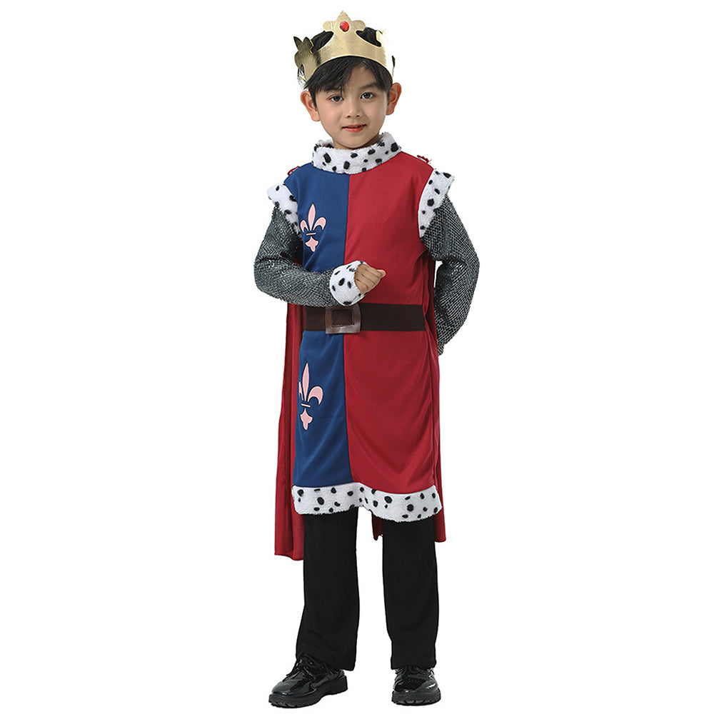 Little Surprise Box,Medieval King costume,Kids Halloween Costume Fancy Dress Up