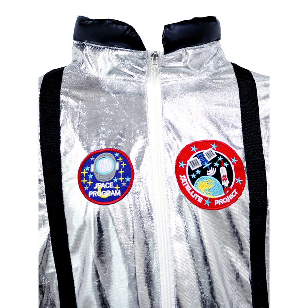 Little Surprise Box, Shiny Silver Astronaut, Halloween Costume Fancy Dress Up