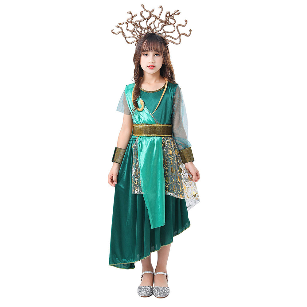 Little Surprise Box,Forest Snake Queen Kids Halloween Costume Dress Up