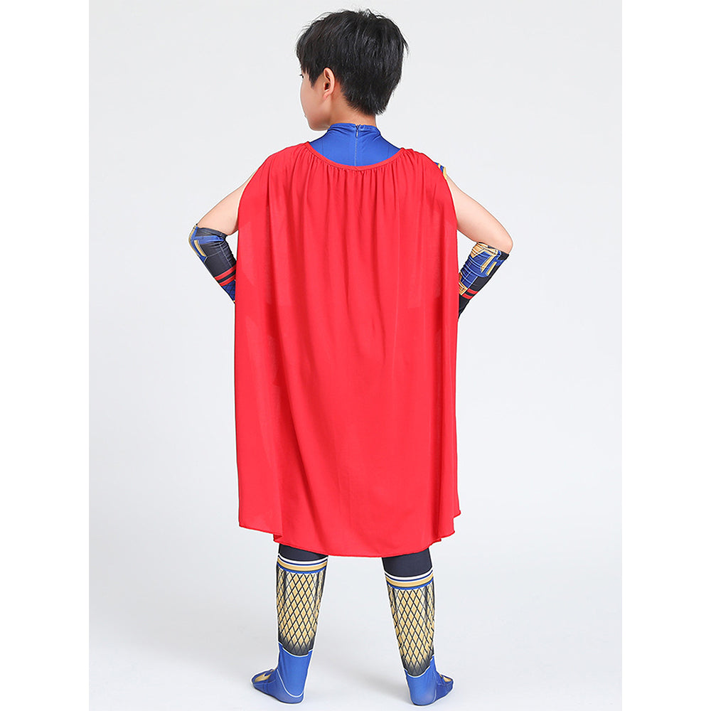 Little Surprise Box,Thunder God Superhero ,Kids Halloween Costume Fancy Dress Up