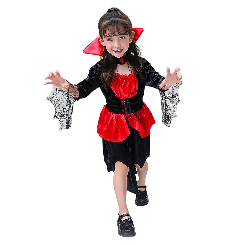 Little Surprise Box Wampire Witch Theme Kids Halloween Costume Dress Up
