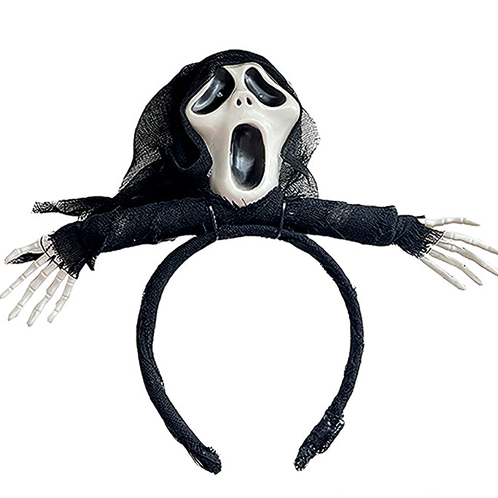 Little Surprise Box Skull theme Led Light & Voice operated Headband Halloween Party Hair Accessory( FOR MUMBAI DELIVERY ONLY )