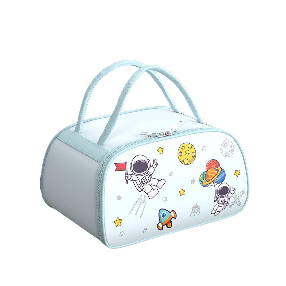 Little Surprise Box Kids Tiffin Lunch Box With Insulated Lunch Box Cover, Light Blue