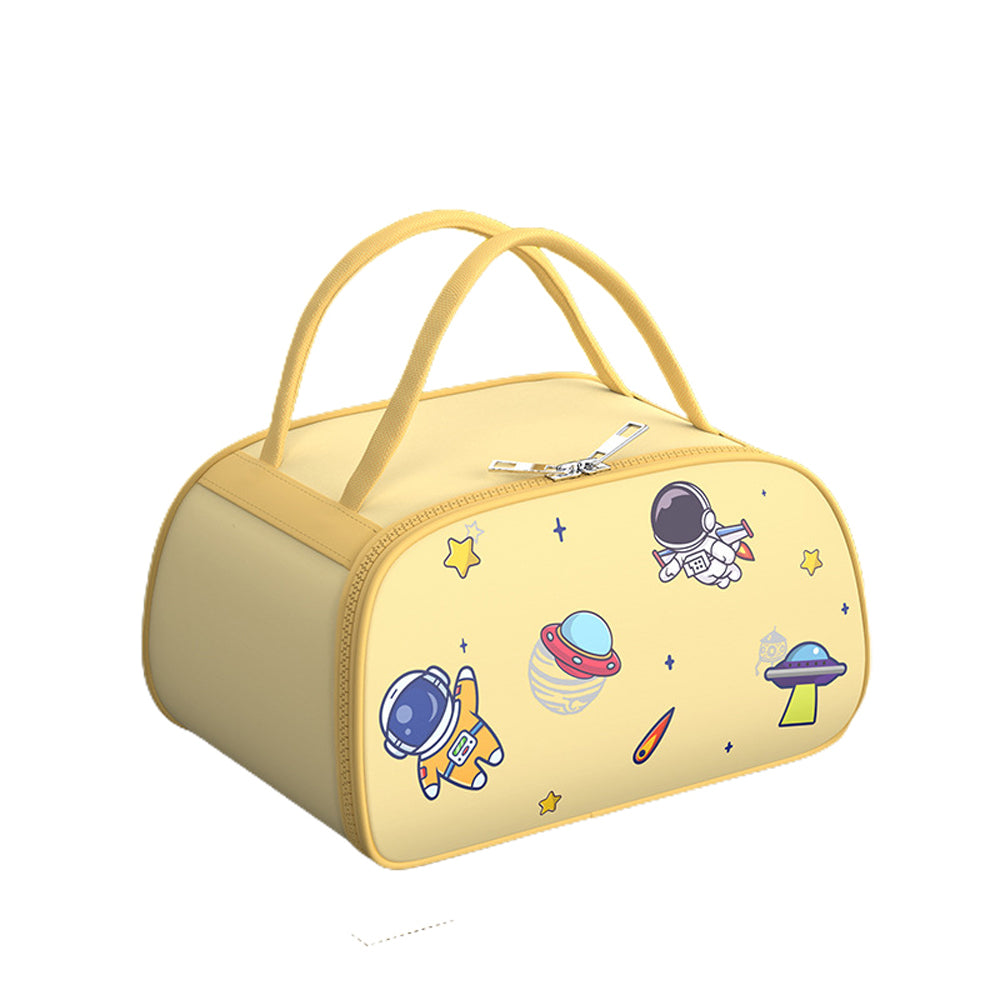 Little Surprise Box Kids Tiffin Lunch Box With Insulated Lunch Box Cover, Yellow