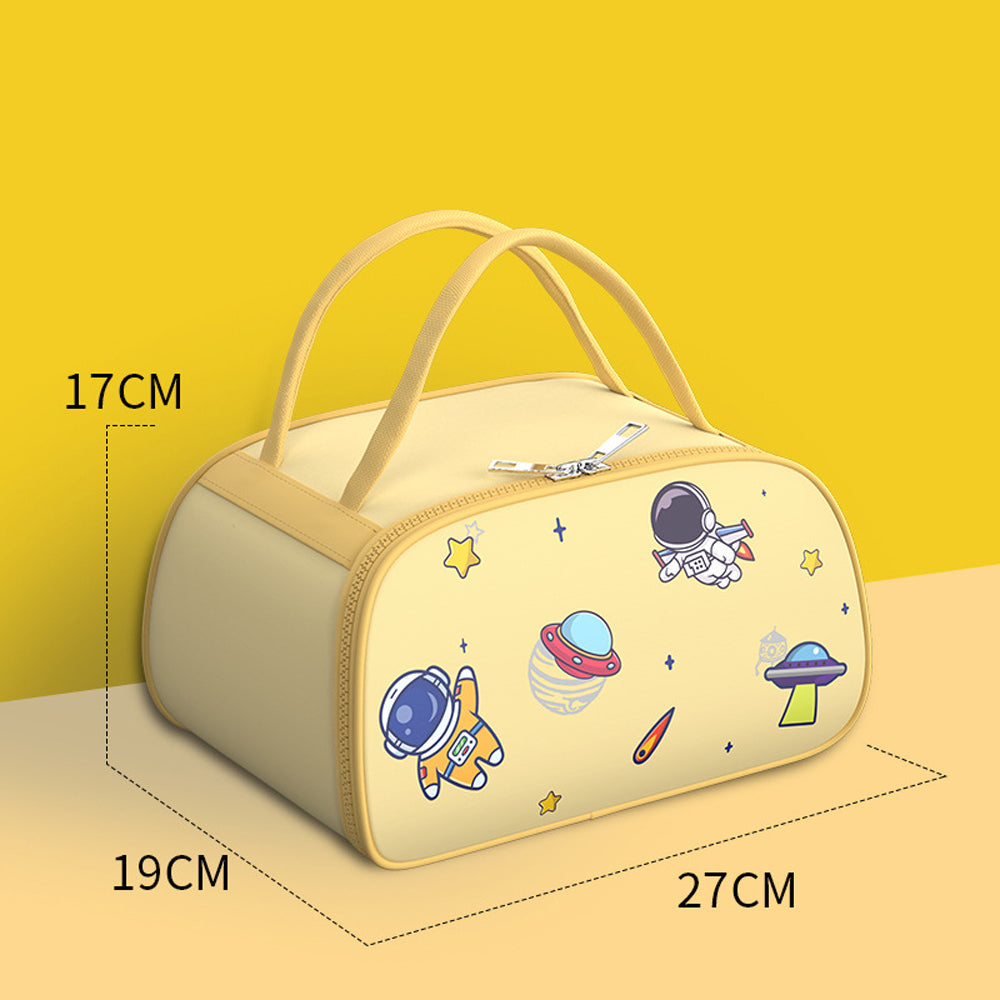 Little Surprise Box Kids Tiffin Lunch Box With Insulated Lunch Box Cover, Yellow