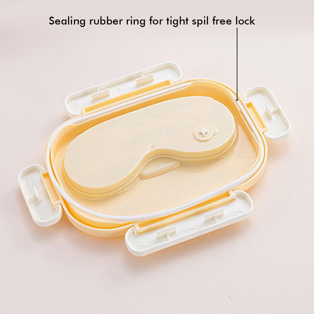 Little Surprise Box Small / Big Size Yellow Duck-Duck Theme Double Lock Stainless Steel Kids Lunch /Tiffin Box