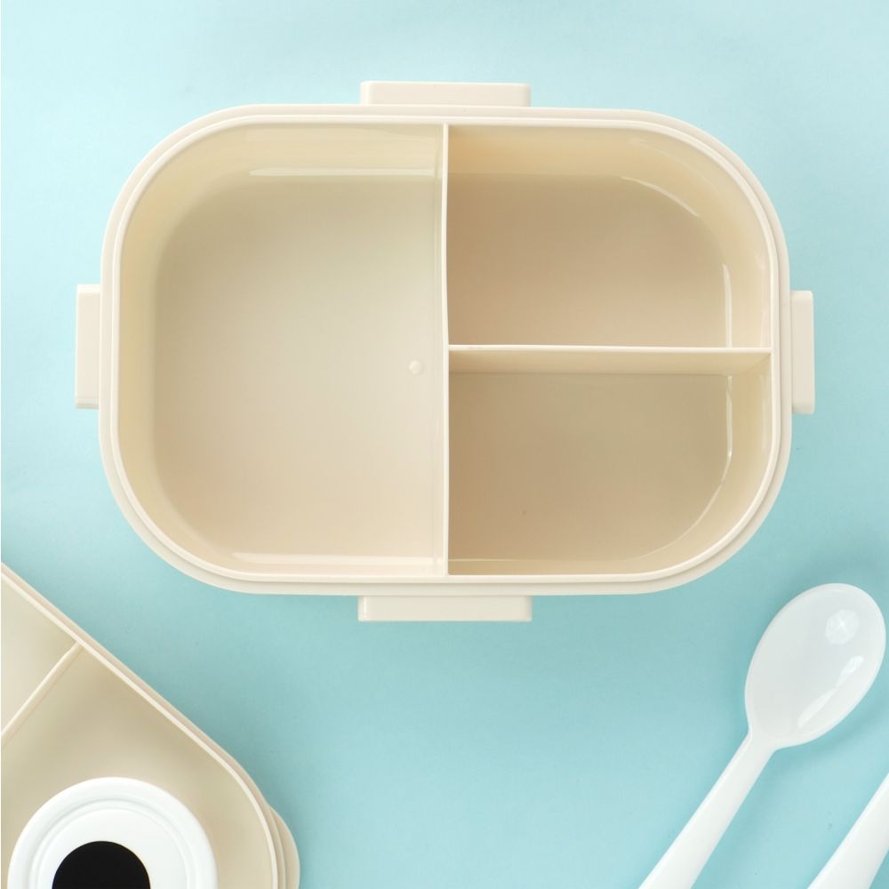 Green Big Eye Dino 2 Decker Lunch Box for Kids