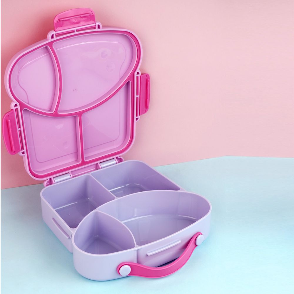 Purple Bread slice Fun themed Kids Lunch Box/Tiffin