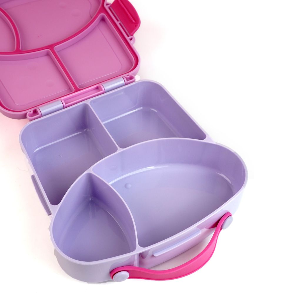 Purple Bread slice Fun themed Kids Lunch Box/Tiffin