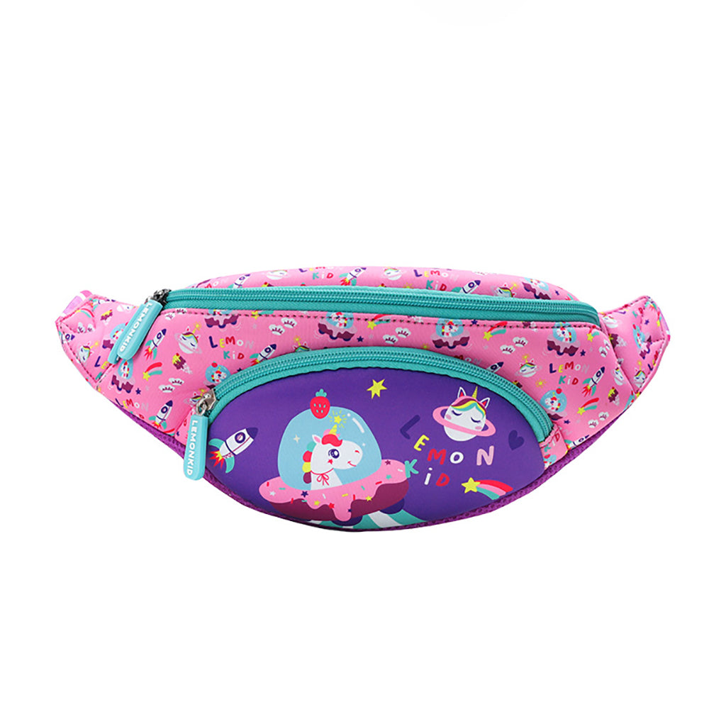 Little Surprise Box Space Pink Unicorn Cross-Body/ Fanny pack Hip Pouch For Kids