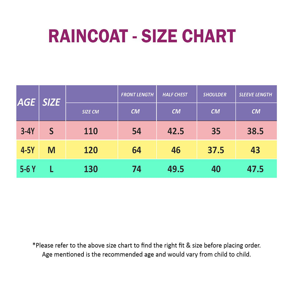 Little Surprise Box, Pink Easter Bunny Knee Length Raincoat For Kids