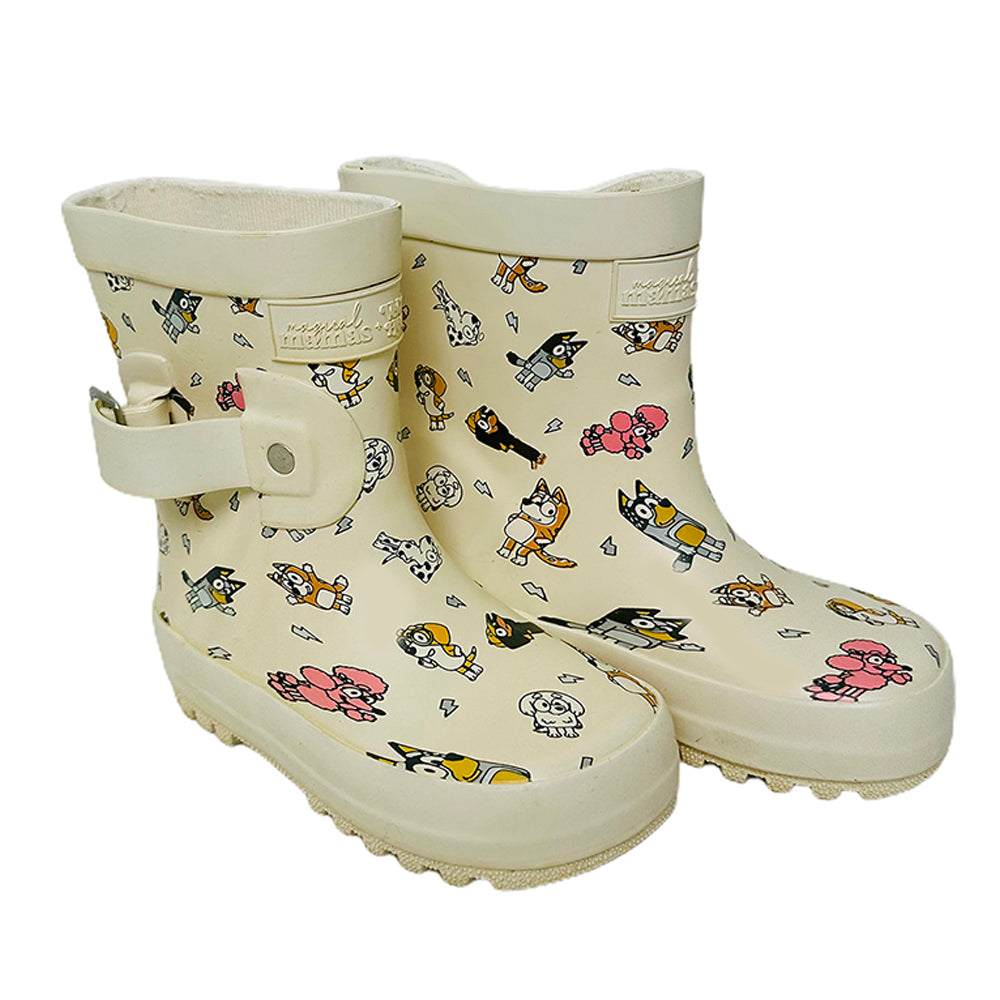 Little Surprise Box Mr. Woof Harlow , Flexible Rubber Rain Gumboots for Toddlers and Kids