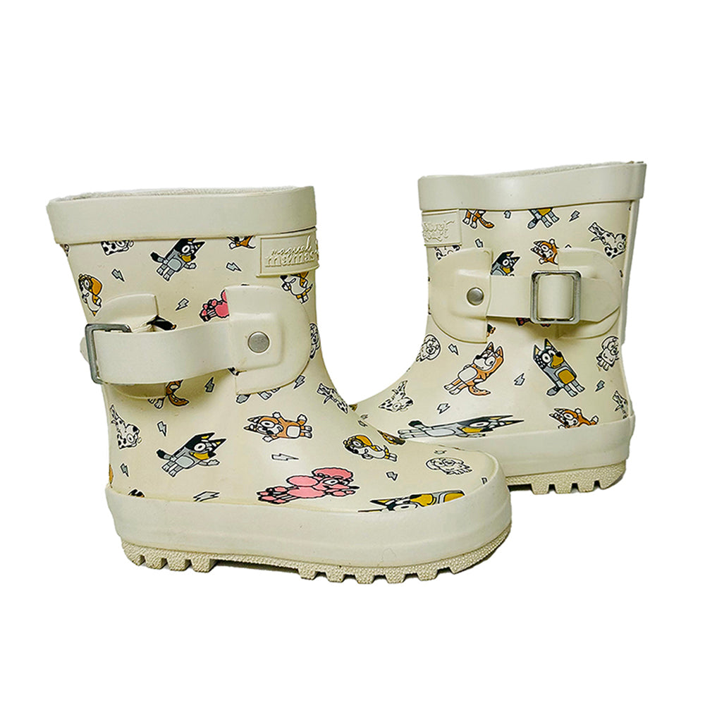 Little Surprise Box Mr. Woof Harlow , Flexible Rubber Rain Gumboots for Toddlers and Kids