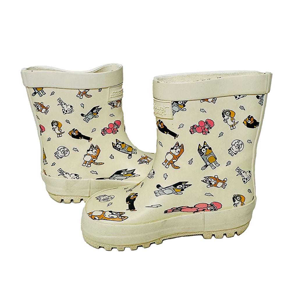 Little Surprise Box Mr. Woof Harlow , Flexible Rubber Rain Gumboots for Toddlers and Kids