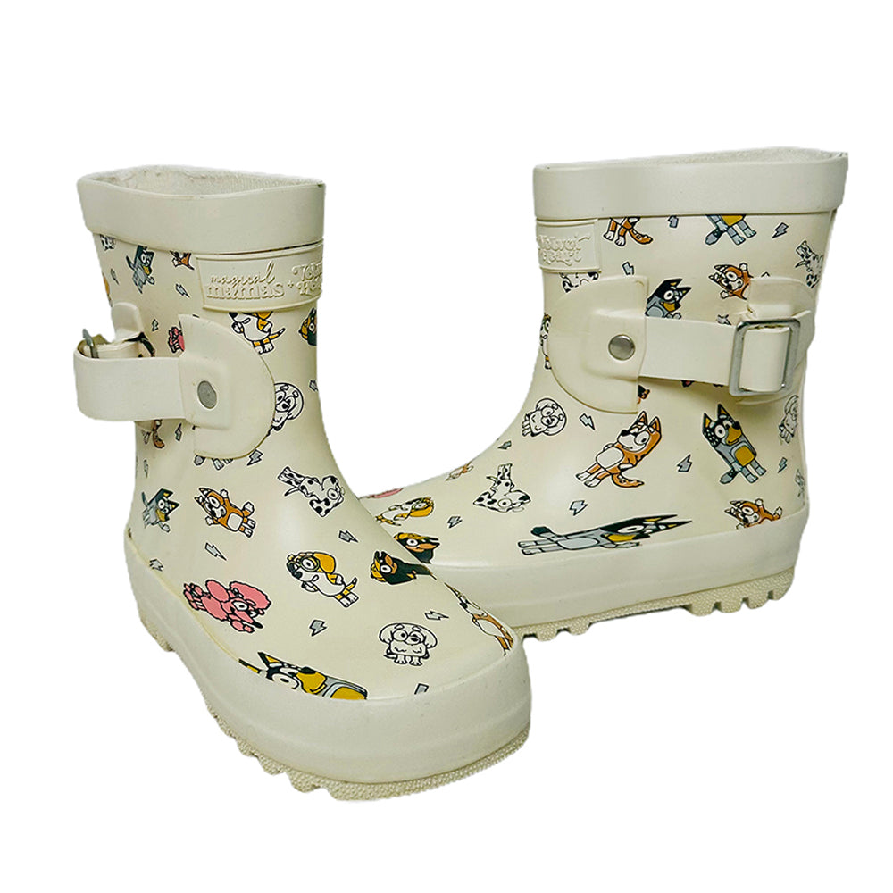 Little Surprise Box Mr. Woof Harlow , Flexible Rubber Rain Gumboots for Toddlers and Kids