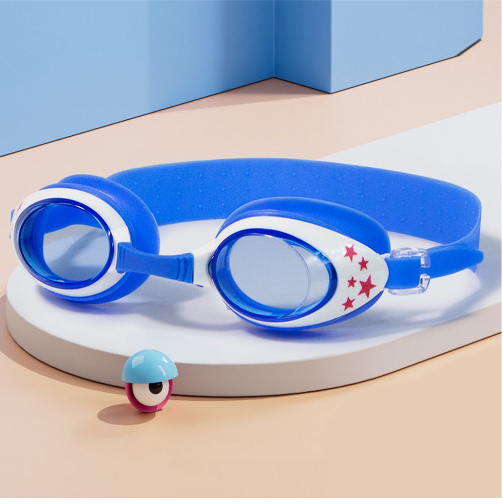 Starry Blue Anti Fog UV Protection Leakproof Design Swim Goggles for Kids, 3yrs - 8yrs