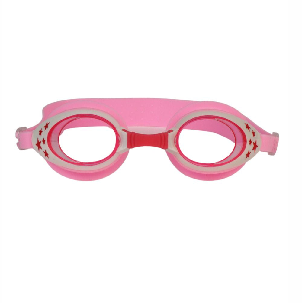 Little Surprise Box , Starry Pink Anti Fog UV Protection Leakproof Design Swim Goggles for Kids, 3yrs - 8yrs
