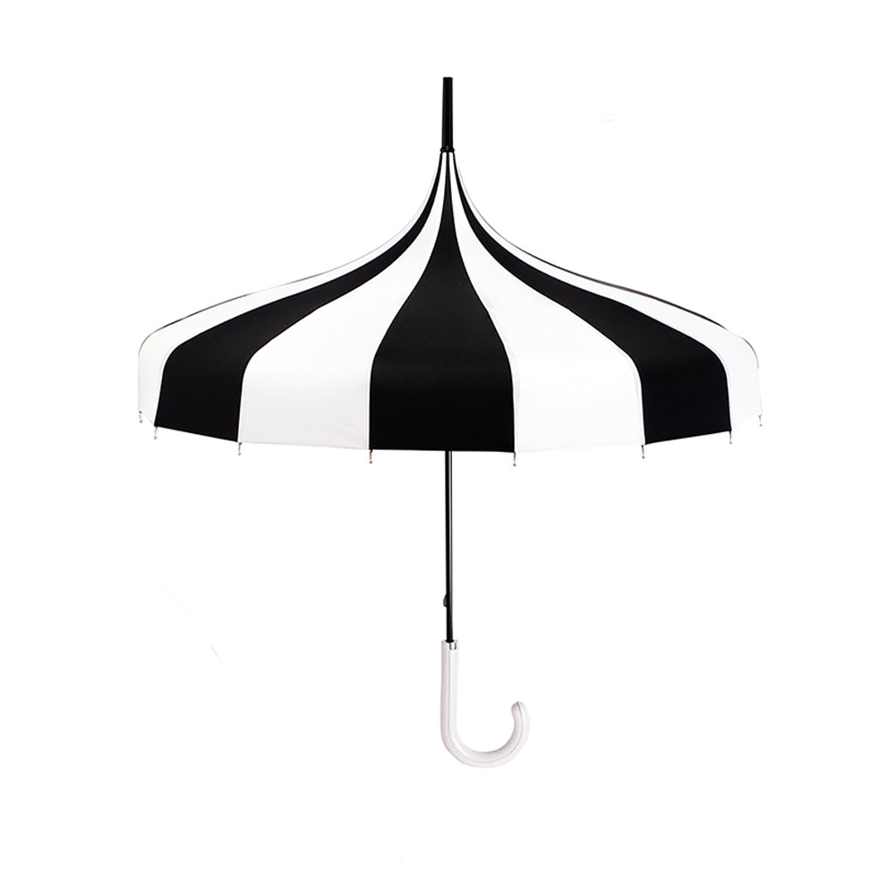 Little Surprise Box Black & white Pagoda Style Umbrella for Teens and Adults