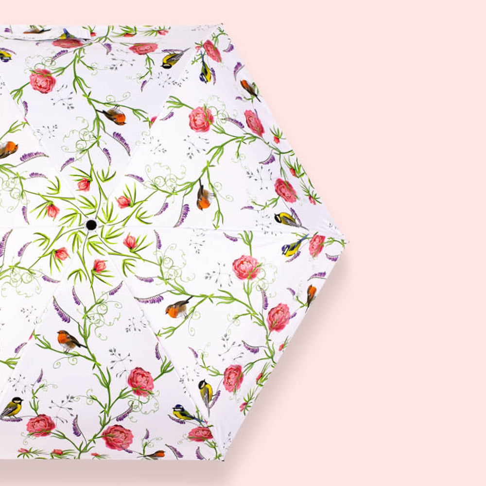 Little Surprise Box, 5 Fold Capsule Pocket Edition Little Birdie Theme Umbrella for Adults