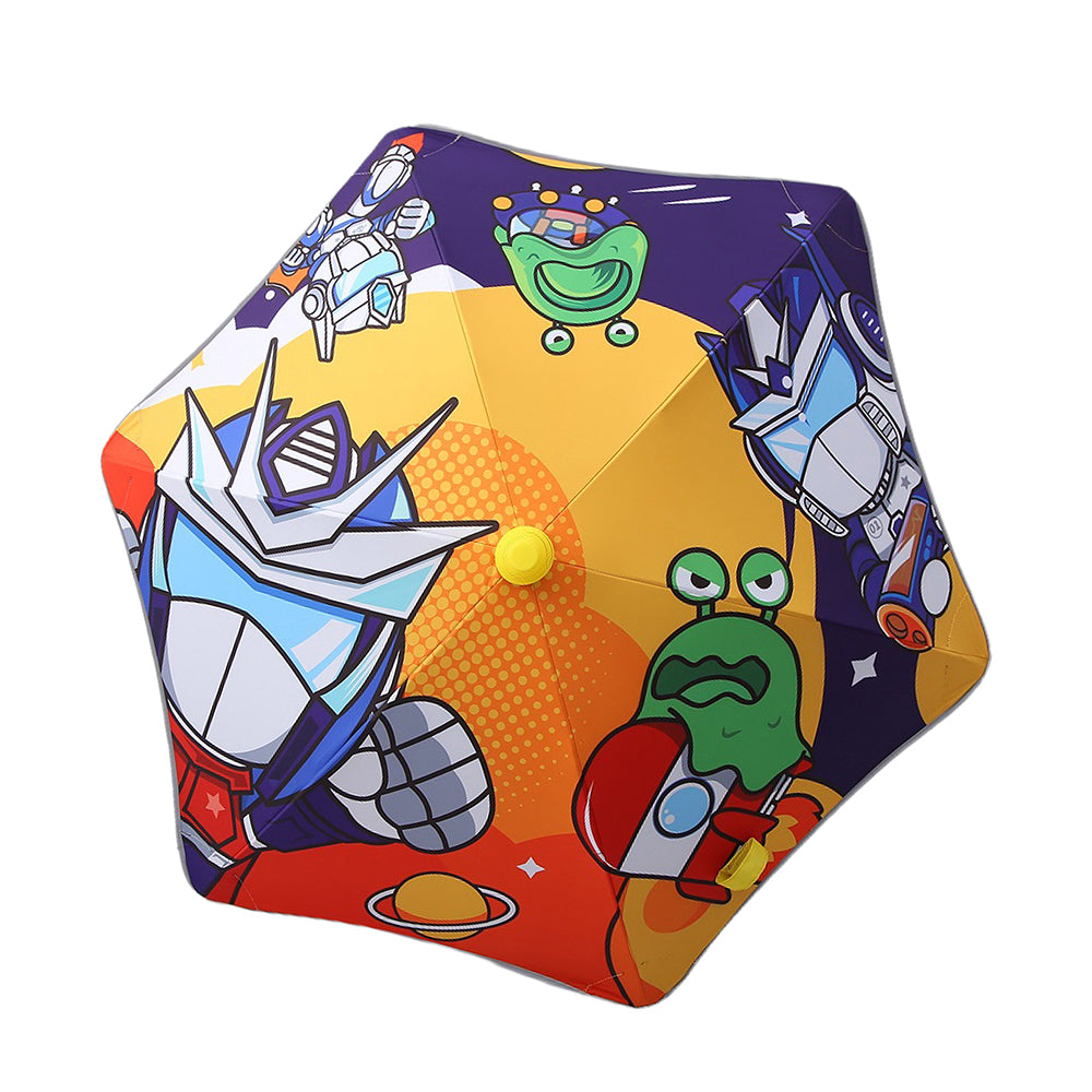 Little Surprise Box Aliens Space Theme, Canopy Shape Umbrella For Kids,5-12yrs
