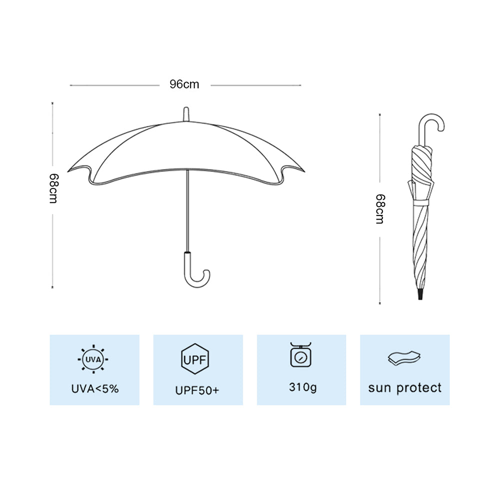 Little Surprise Box Aliens Space Theme, Canopy Shape Umbrella For Kids,5-12yrs