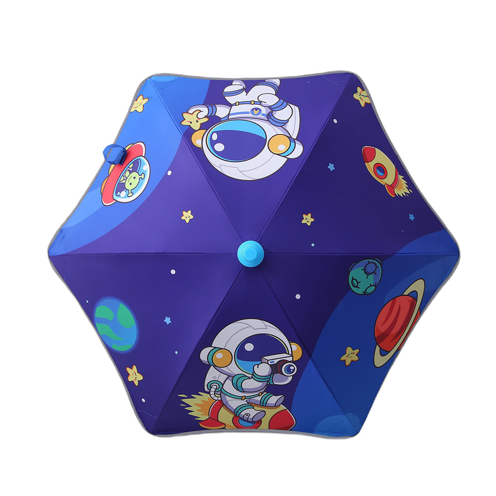 Little Surprise Box Astro Space Theme,Canopy Shape Umbrella For Kids,5-12yrs