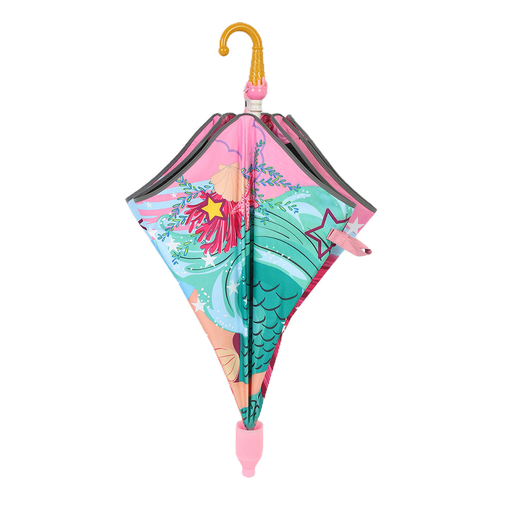 Little Surprise Box Charming Mermaid theme,Canopy Shape Umbrella For Kids,5-12yrs